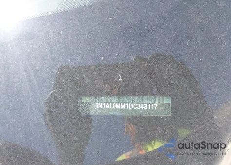 2013 Infiniti Jx35 z USA, uszkodzony, nr VIN 5N1AL0MM1DC343117